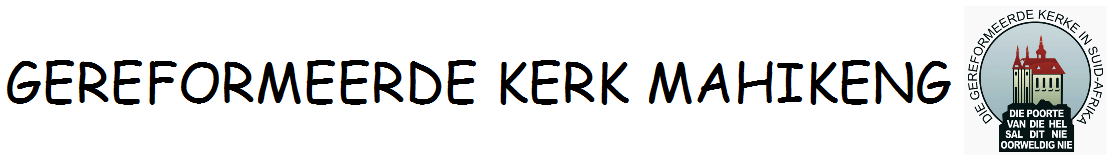Gereformeerde Kerk Mhk Gereformeerde Kerk Mhk